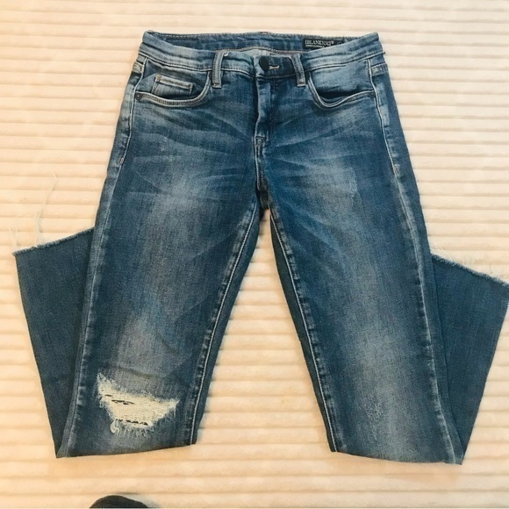 Blank NYC Skinny Classique Light Wash Distressed Skinny Jeans women’s size 25 0